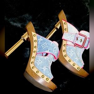 Louis Vuitton demon mules